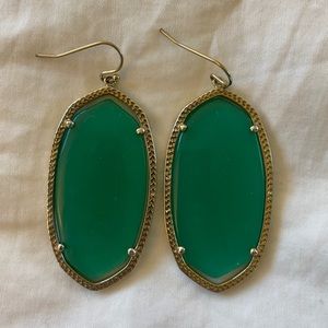 Kendra Scott green earrings